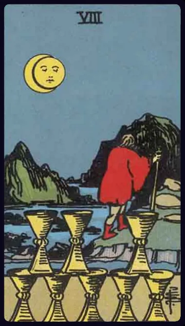 Tám Cốc (Eight of Cups)