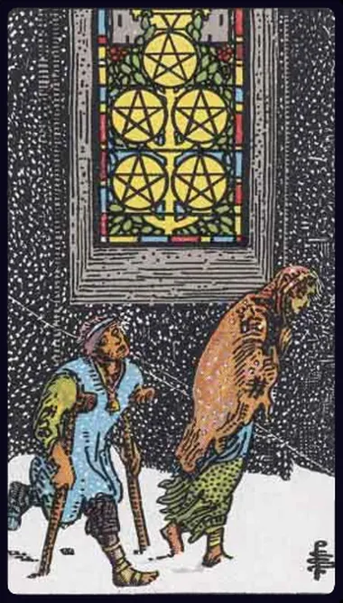 Năm Tiền (Five of Pentacles)