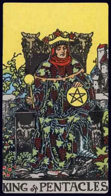Đức Vua Tiền (King of Pentacles)