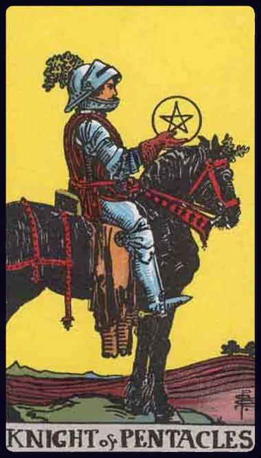 Hiệp Sĩ Tiền (Knight of Pentacles)