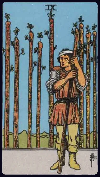 Chín Gậy (Nine of Wands)