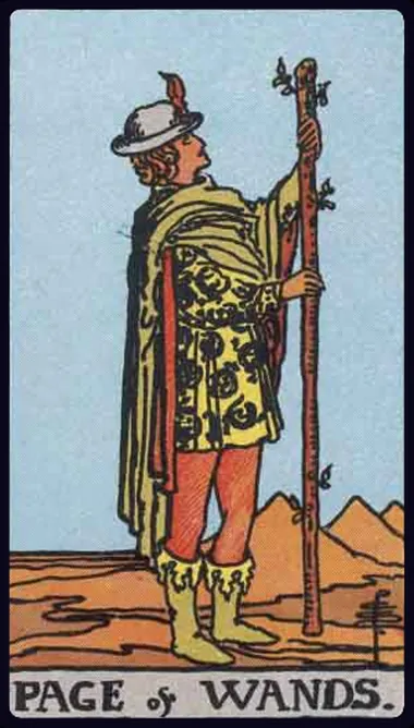 Thị Đồng Gậy (Page of Wands)