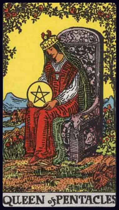 Hoàng Hậu Tiền (Queen of Pentacles)