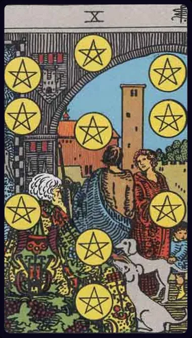 Mười Tiền (Ten of Pentacles)