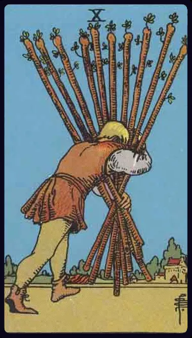 Mười Gậy (Ten of Wands)