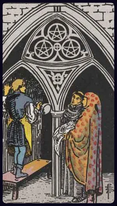 Ba Tiền (Three of Pentacles)